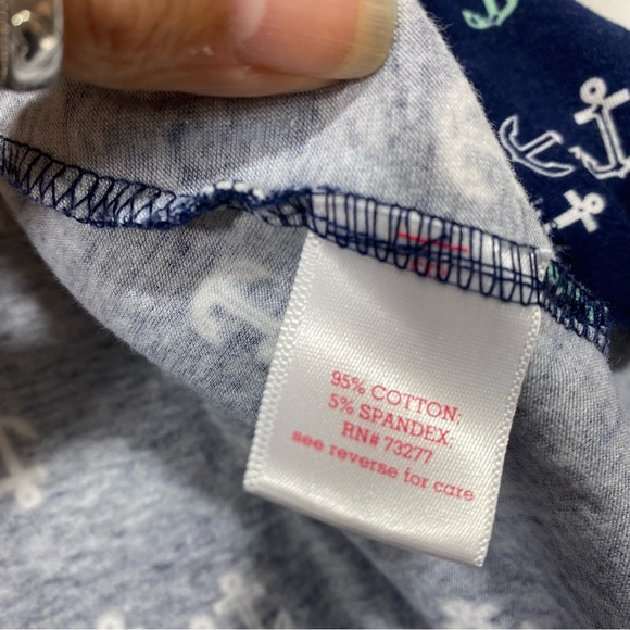 SO Maxi Stretch Dress Tank top sleeves anchor pattern Casual dress size 16 - Picture 7 of 14